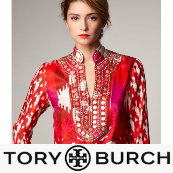 Tory Burch Tops - Tory Burch Iveta Silk Tunic